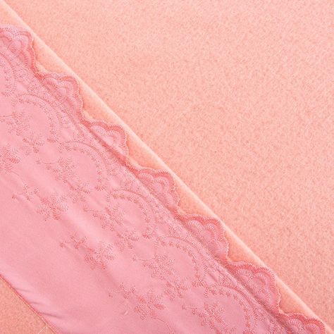Sabana Polar Lisa Broderie King Rosado-2