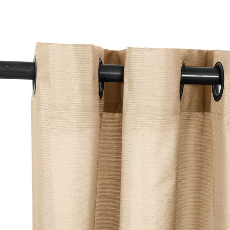 Set Cortina 8pzas Arg. 140x220 Beige Pucón-1