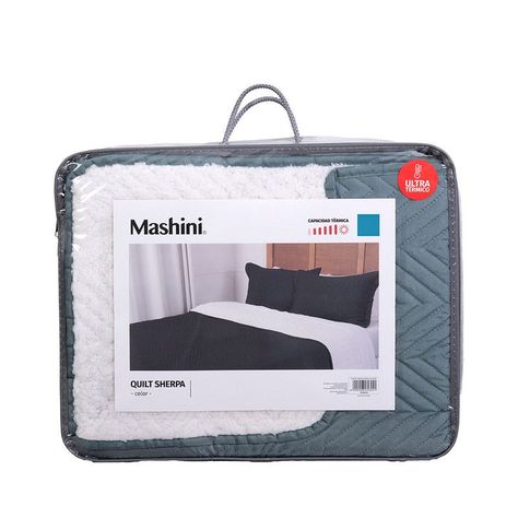 Quilt Mf. Sherpa 1.5 Plazas Verde-4