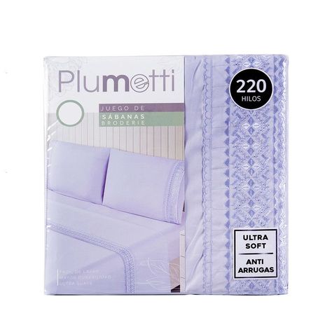 Sabana MF Plumetti Broderie King Morado-4