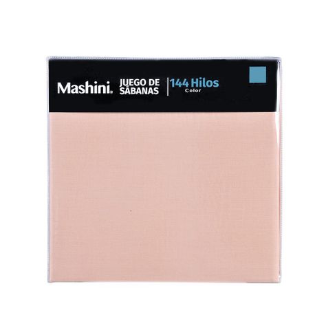 Sabana lisa 144 Hilos 144H 2P Coral Claro-2