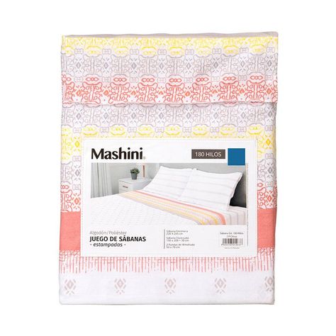 Sábana Mashini 180 Hilos 1.5 P Citrus-4