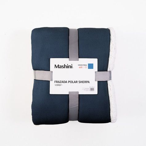 Frazada Polar-Sherpa Lisa 2 P Azul1 N-2