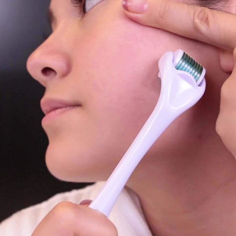 Rodillo Para Tratamiento Dermatologico Con Microagujas-0