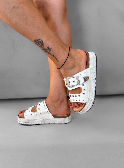 SANDALIA MUJER ANAIS BLANCO BELLA MODA-6