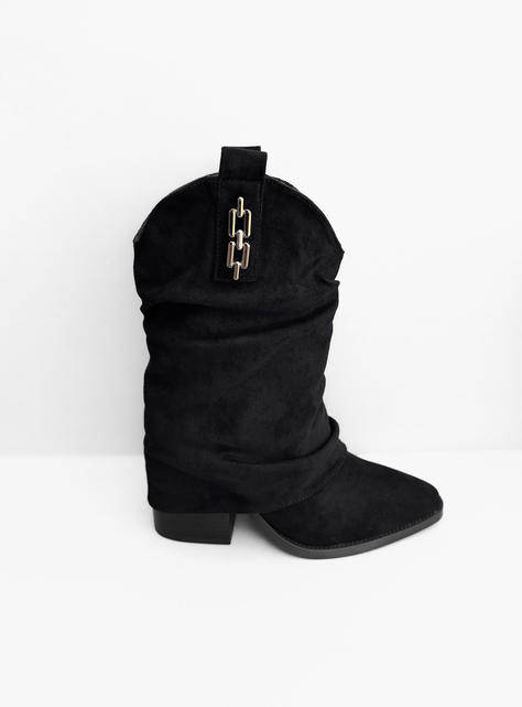 BOTIN MUJER KEYLA NEGRO BELLA MODA-0