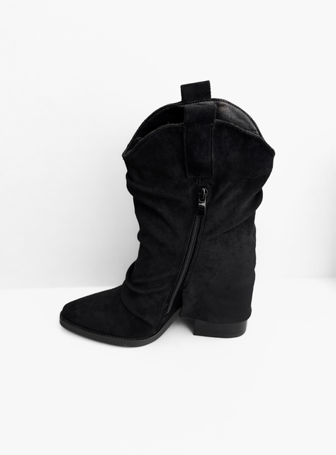 BOTIN MUJER KEYLA NEGRO BELLA MODA-1