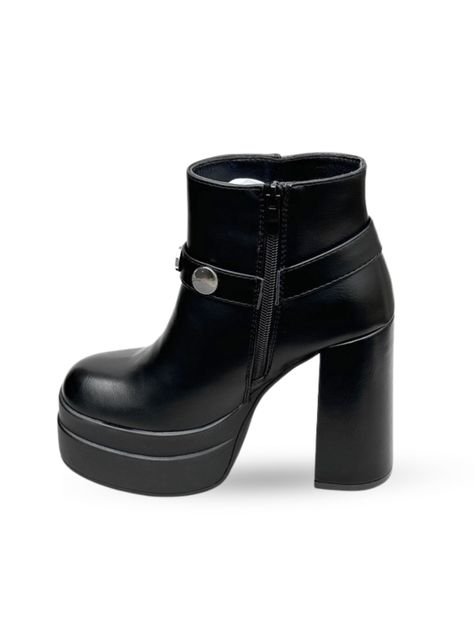 BOTÍN MUJER ARYA NEGRO BELLA MODA-1