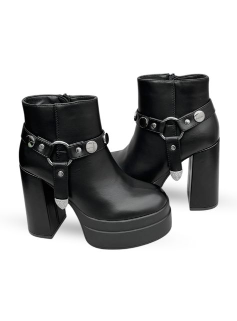 BOTÍN MUJER ARYA NEGRO BELLA MODA-5