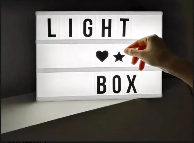 Letrero Luminoso Led  Tamaño A4  Con Letras Y Numeros-4