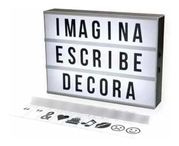 Letrero Luminoso Led  Tamaño A4  Con Letras Y Numeros-0