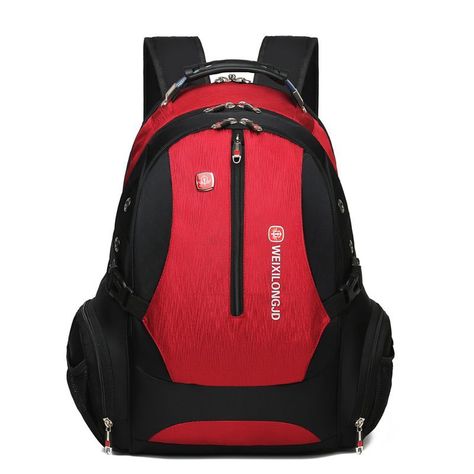 Mochila para Laptop impermeable con puerto USB-0