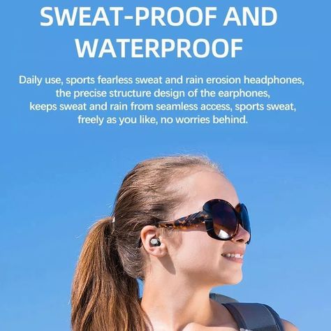 Audífonos inalámbricos Bluetooth In-Ear F9 V50-5