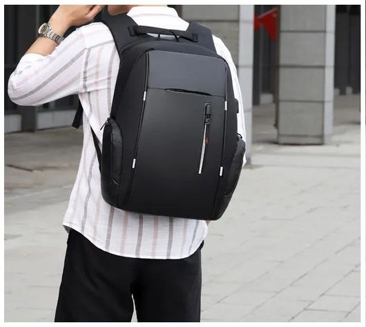 Mochila Multifuncional Impermeable con Compartimento para Laptop y Puerto USB-2
