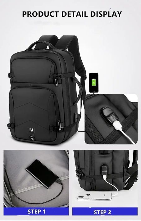 Mochila Maleta MOVAC Adventure Seguridad Antirrobo Impermeable Multifuncional-4