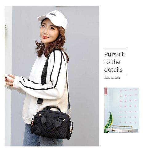 Bolso Cruzado Para Mujer Bandoleras Múltiples Bolsillos-3