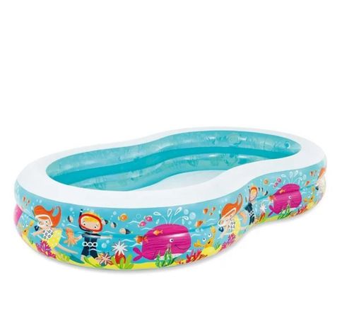 Piscina Verano Inflable Niños 262x160x46 Cm Intex Multicolor 700Litro-2