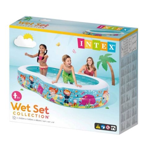 Piscina Verano Inflable Niños 262x160x46 Cm Intex Multicolor 700Litro-4