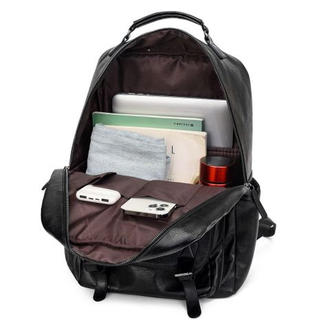 Mochila MOVAC Urban de Cuero Pu Ecologico Elegante Gran Capacidad-3