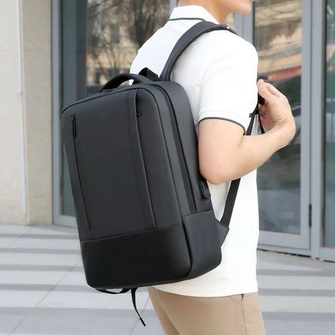 Mochila Maleta Viaje con Puerto USB Multifuncional Unisex Notebook-1