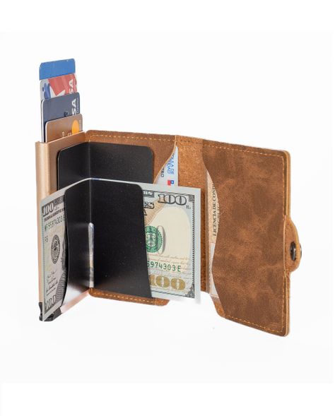 Billetera Tarjetero Cartera Cuero Ecológico Protección RFID.-2