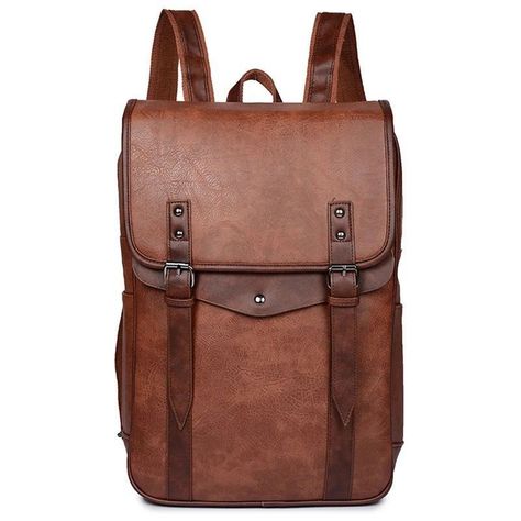 Mochila Bolso MOVAC Supreme Elegante de Cuero PU Gran Capacidad.-0