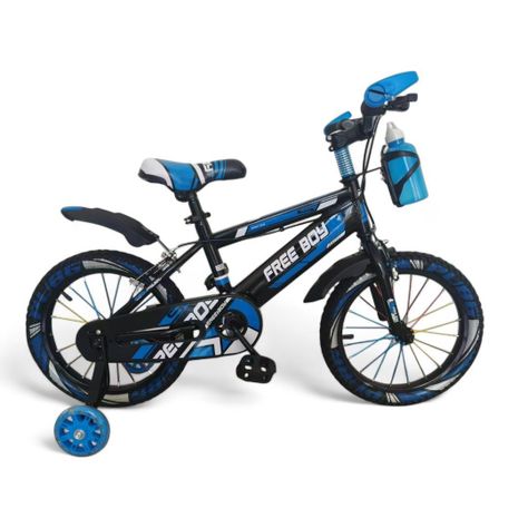 Bicicleta Infantil Aro 16 Para Niños Y Niñas Rueda De Apoyo.-0