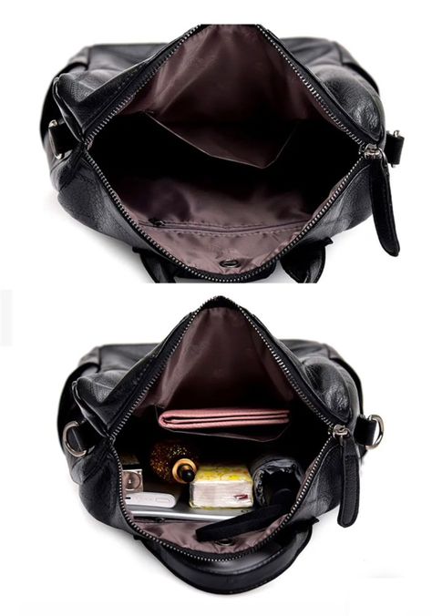 Mochila MOVAC Ultra Elegance Antirrobo para Mujer De Material Cuero PU -4