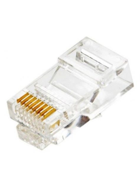 Conectores Rj45 Bolsa 100 Unidades Para Cable Cat 5e-0