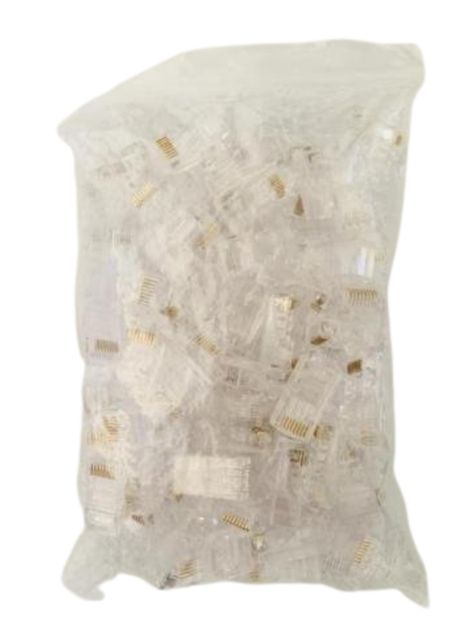 Conectores Rj45 Bolsa 100 Unidades Para Cable Cat 5e-1