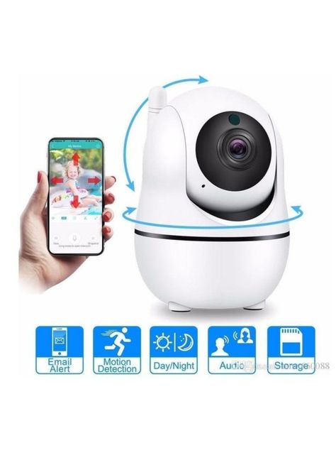 Cámara Wifi Hd Ideal Para Mascotas Niños Adultos Mayores-1