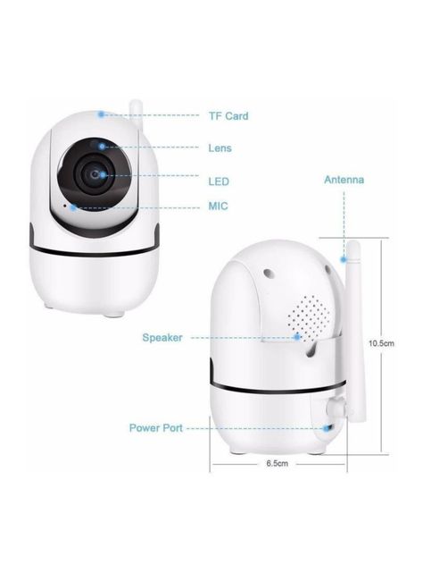 Cámara Wifi Hd Ideal Para Mascotas Niños Adultos Mayores-2