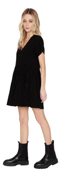 Vestido Franca Negro Jacinta Tienda-3