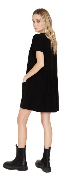 Vestido Franca Negro Jacinta Tienda-4