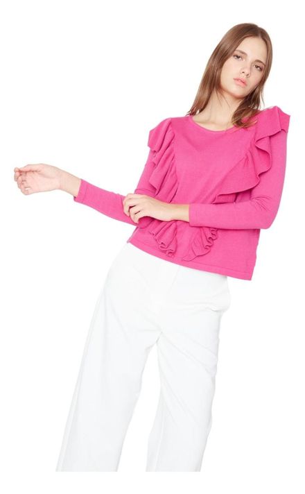 Chaleco Celine Fucsia Jacinta Tienda-4