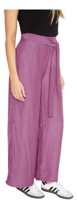 Pantalón Greta Largo Iii Uva Jacinta Tienda-2