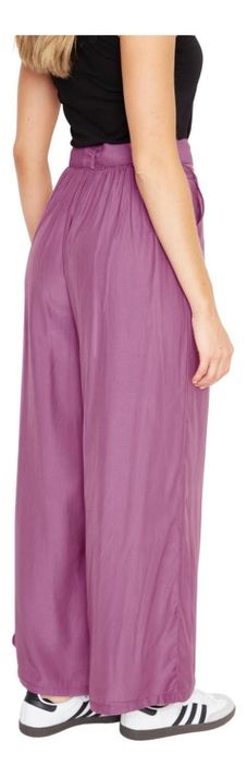 Pantalón Greta Largo Iii Uva Jacinta Tienda-4