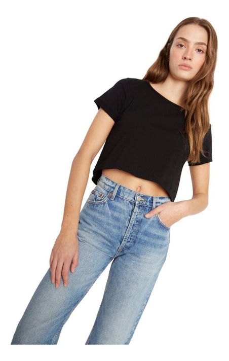 Polera Gracia Manga Corta Iii Negra Jacinta Tienda-2