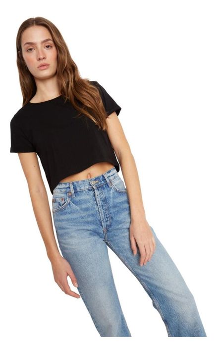 Polera Gracia Manga Corta Iii Negra Jacinta Tienda-4