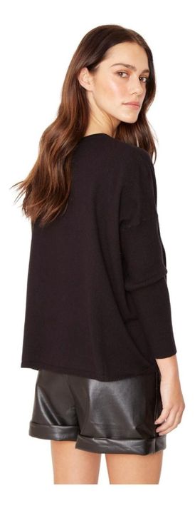 Chaleco Maria Ii Negro Jacinta Tienda-2