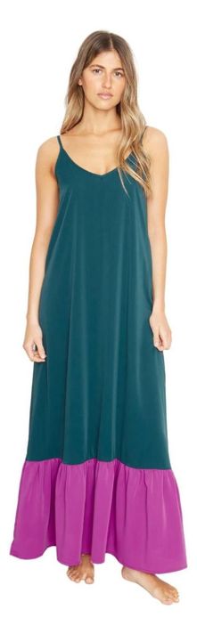 Vestido Libra Iii Petróleo Jacinta Tienda-0