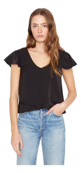 Polera Sara Manga Corta Iii Negra Jacinta Tienda-2