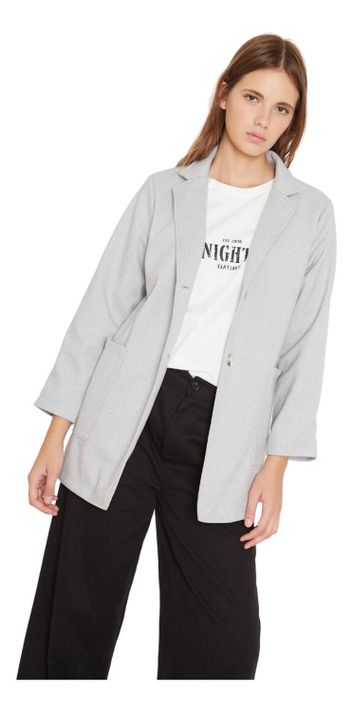Chaqueta Cloe Gris Jacinta Tienda-0