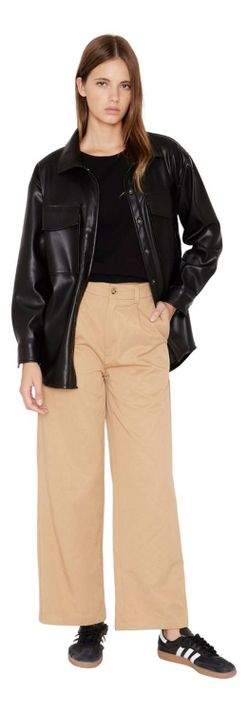 Pantalón Sastre Camel Jacinta Tienda-3