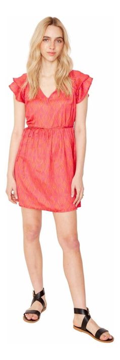 Vestido Anna Corto Boho Print Jacinta Tienda-0