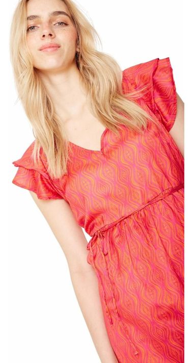 Vestido Anna Corto Boho Print Jacinta Tienda-5