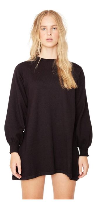 Chaleco Maria Vestido Negro Jacinta Tienda-0