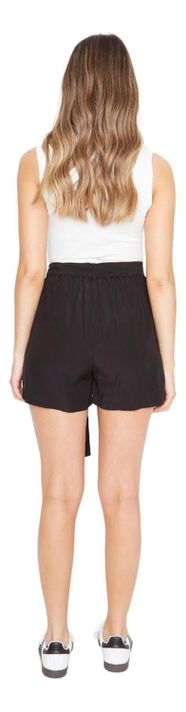 Short Greta Con Lazo Iii Negro Jacinta Tienda-3