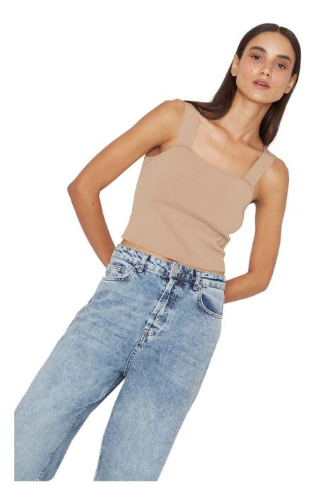 Top Clara camel Jacinta Tienda-1