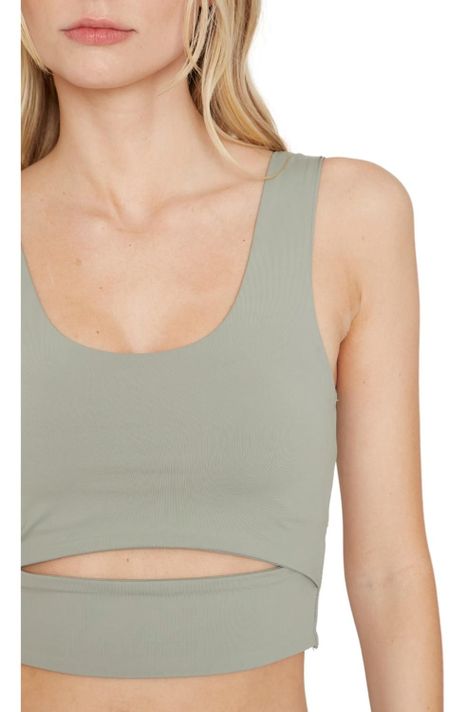Croptop Cut Out Verde Jacinta Tienda-4